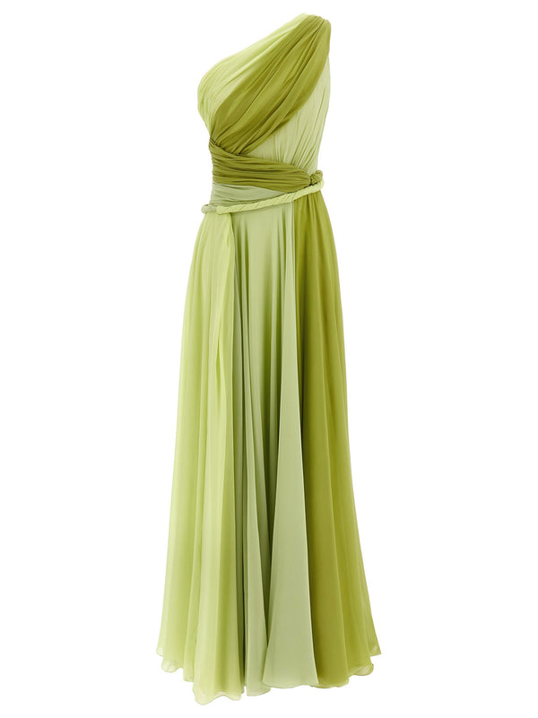 Giambattista Valli 100% Silk dress in green