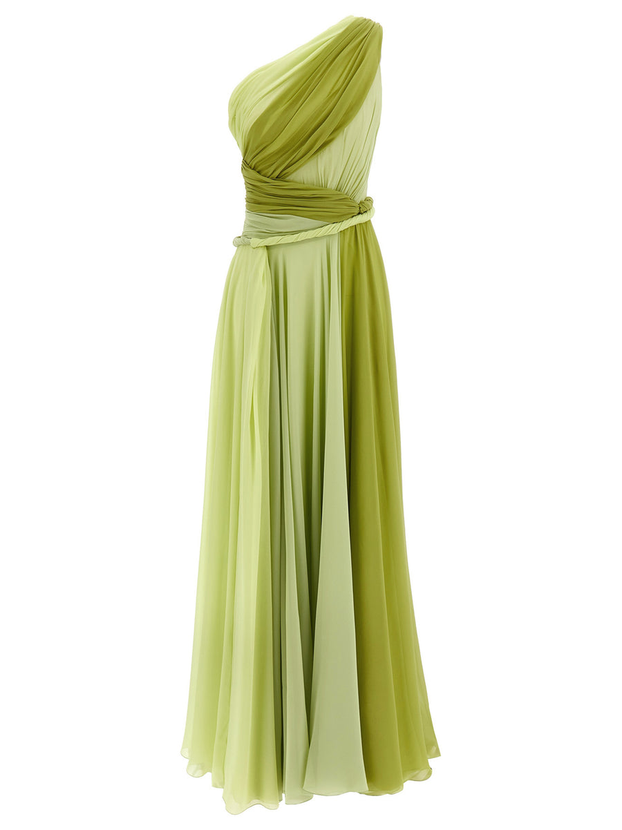 Giambattista Valli 100% Silk dress in green
