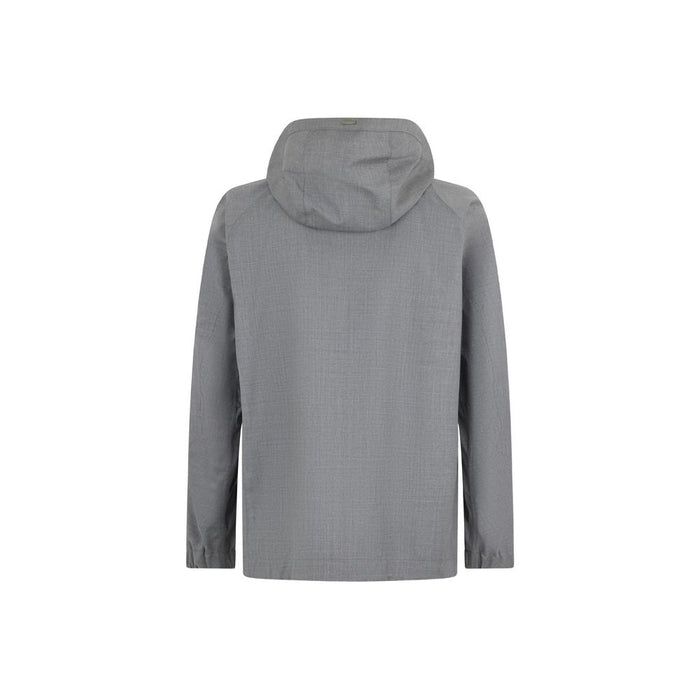 Herno 100% Virgin wool jacket in gray — view 2