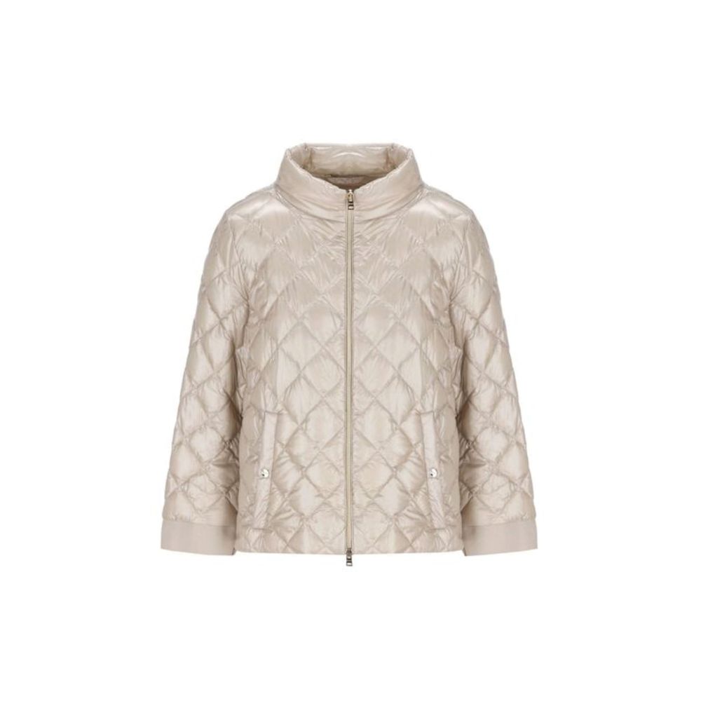Herno 100% Polyamide; Padding: 90/10 goose down and feathers down jacket in beige