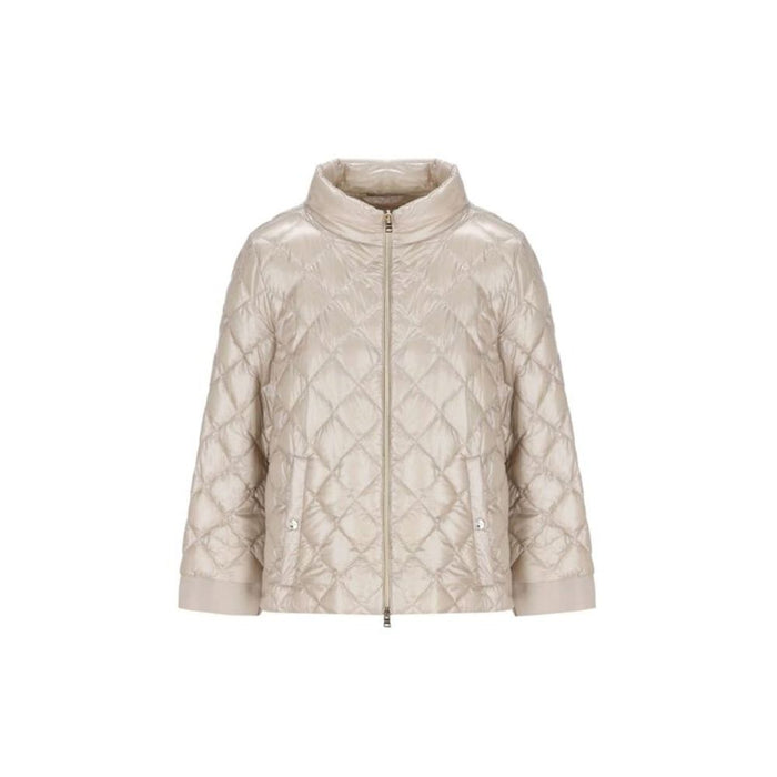 Herno 100% Polyamide; Padding: 90/10 goose down and feathers down jacket in beige