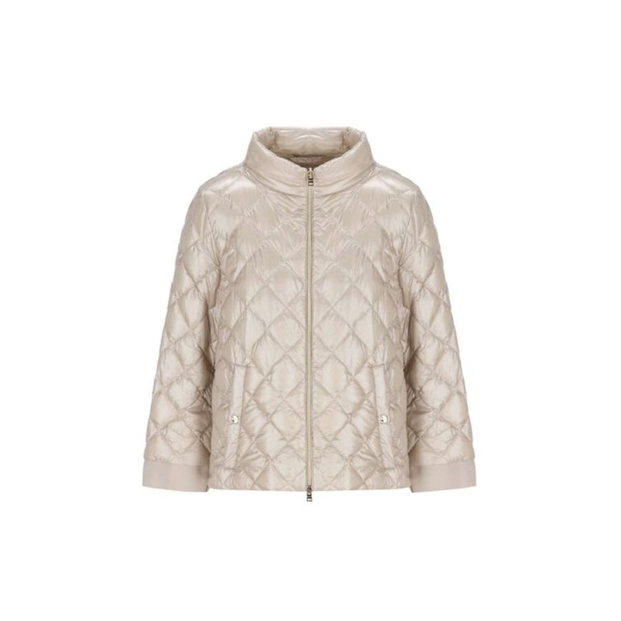 Herno 100% Polyamide; Padding: 90/10 goose down and feathers down jacket in beige