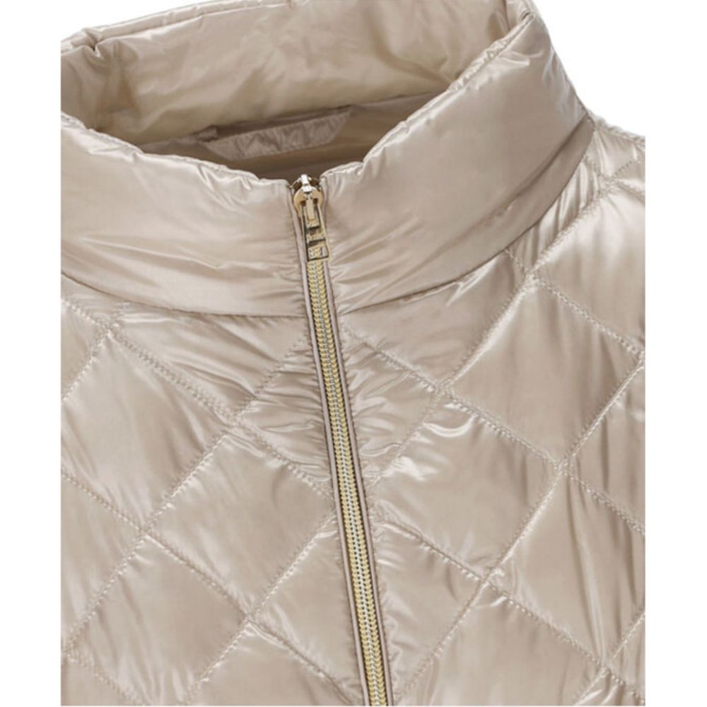 Herno 100% Polyamide; Padding: 90/10 goose down and feathers down jacket in beige — view 3