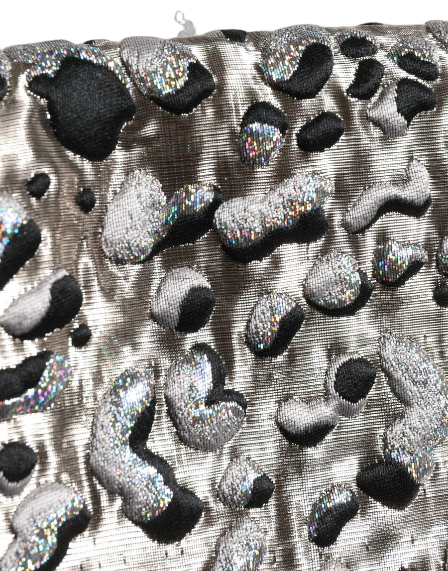 Dolce & Gabbana 66% Polyester skirt in silver