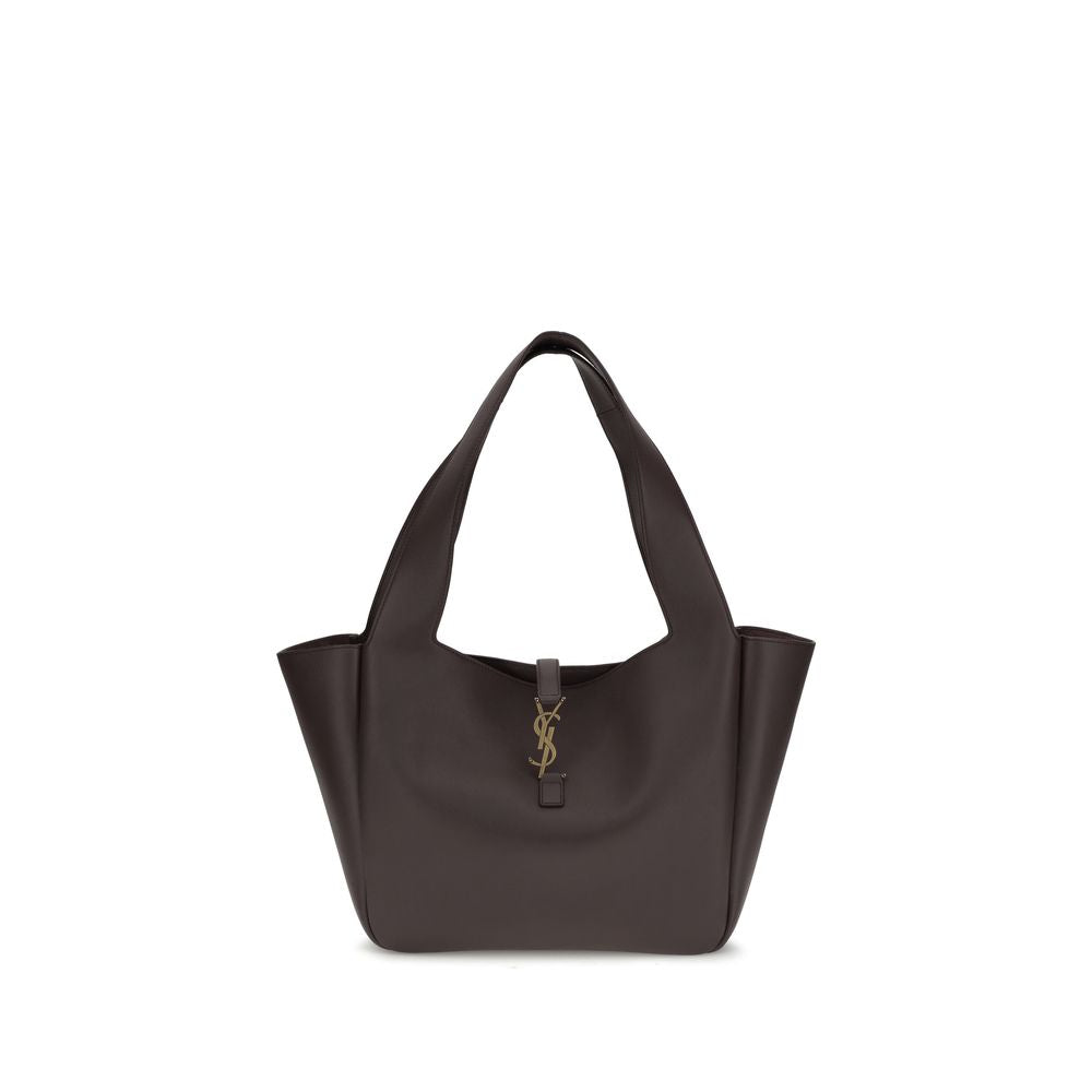 Saint Laurent 100% Calf Leather Bos Taurus shoulder bag in brown