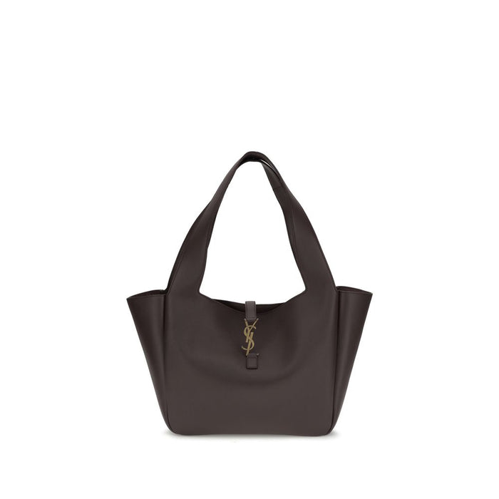 Saint Laurent 100% Calf Leather Bos Taurus shoulder bag in brown