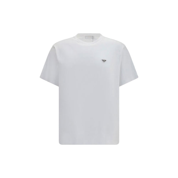 Prada 100% Cotton t-shirt in white