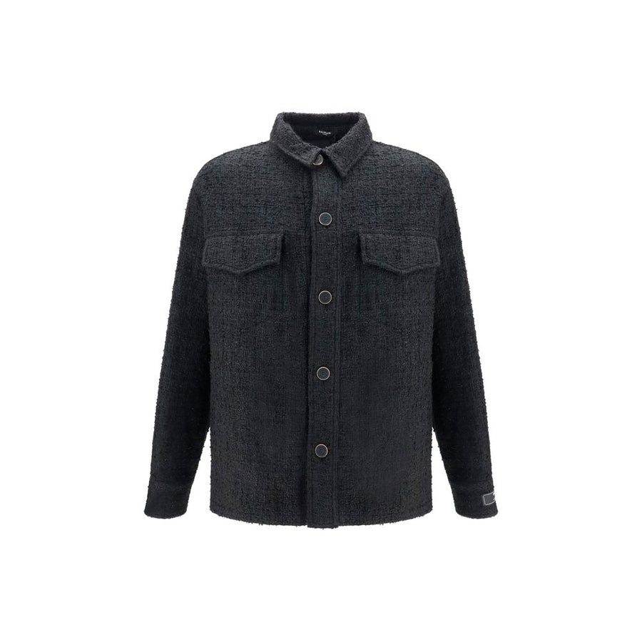 Balmain 67% Cotton jacket in black