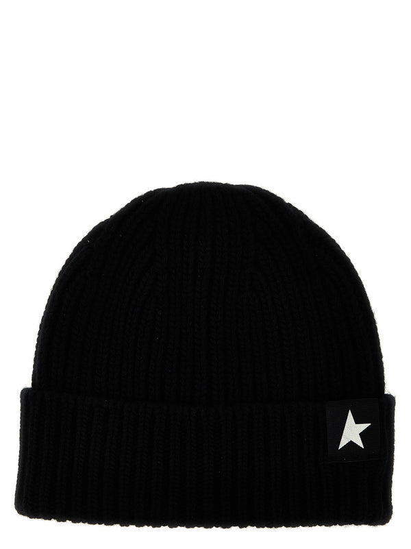 Golden Goose GO267323BM 100% wool beanie in black