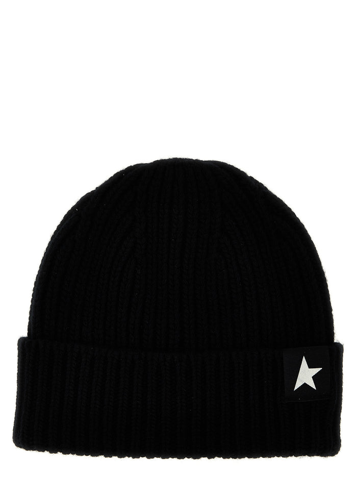 Golden Goose GO267323BM 100% wool beanie in black