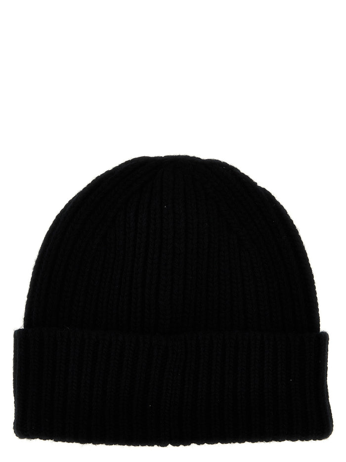 Golden Goose GO267323BM 100% wool beanie in black — view 2