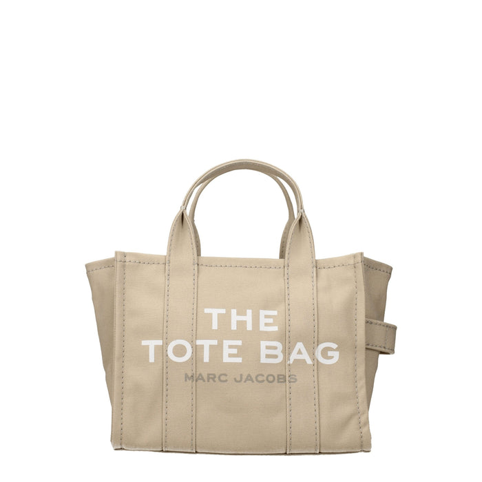 Beige Fabric Handbag Bag