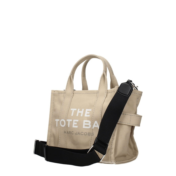 Beige Fabric Handbag Bag