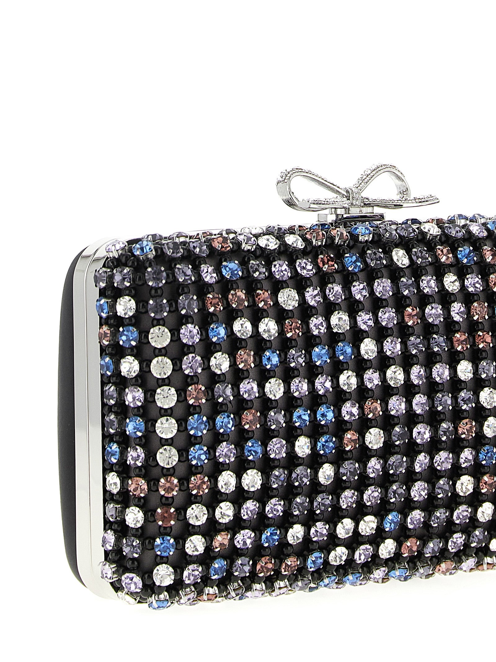 Multicolor Polyester Clutch Bag