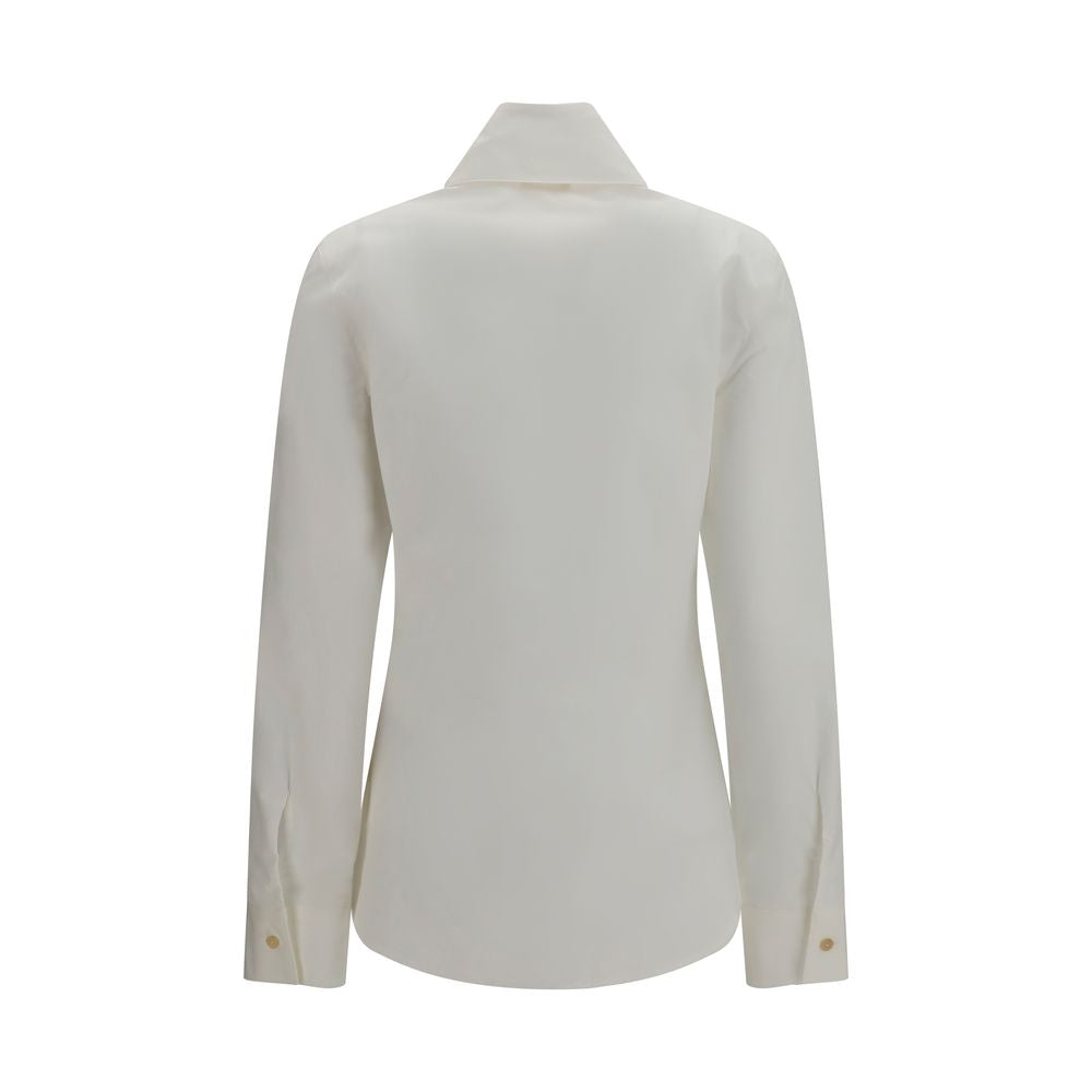 Khaite 100% Cotton shirt in white — view 2