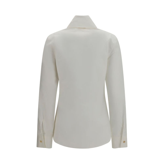 Khaite 100% Cotton shirt in white — view 2