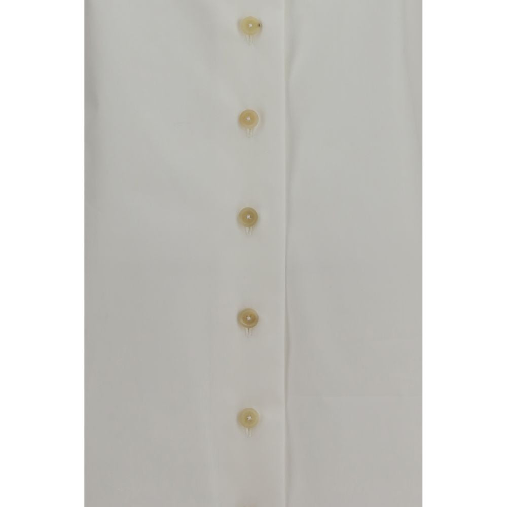 Khaite 100% Cotton shirt in white — view 3