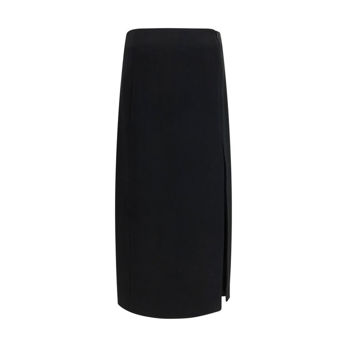Khaite 60% Acetate skirt in black — view 2