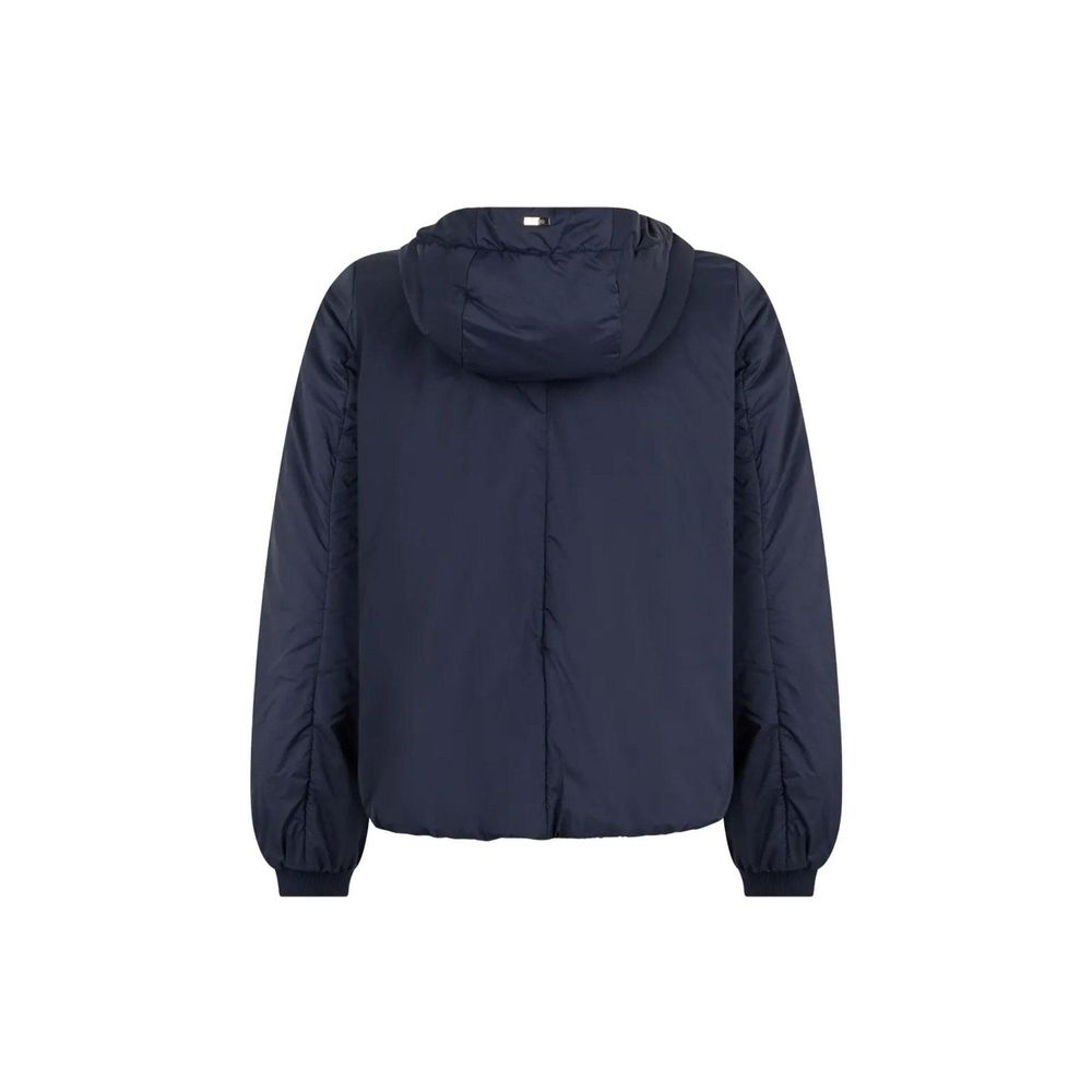 Herno 100% Polyamide down jacket in navy — view 2