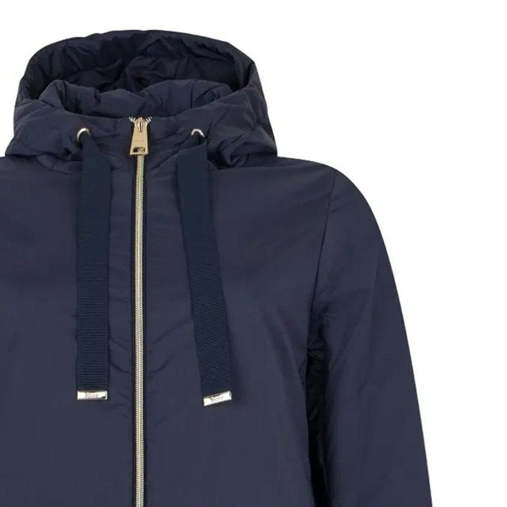 Herno 100% Polyamide down jacket in navy — view 3
