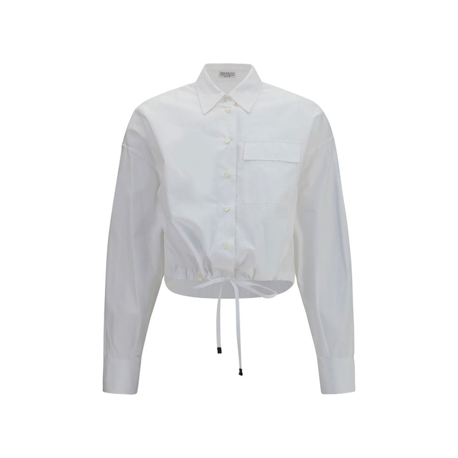 Brunello Cucinelli 100% Cotton blouse in white