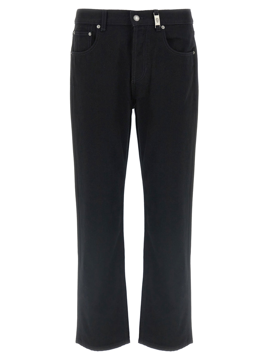Alexander McQueen 100% cotton jeans in black