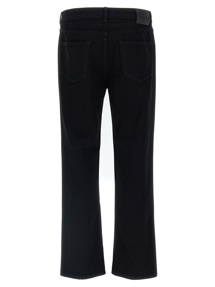 Alexander McQueen 100% cotton jeans in black — view 2