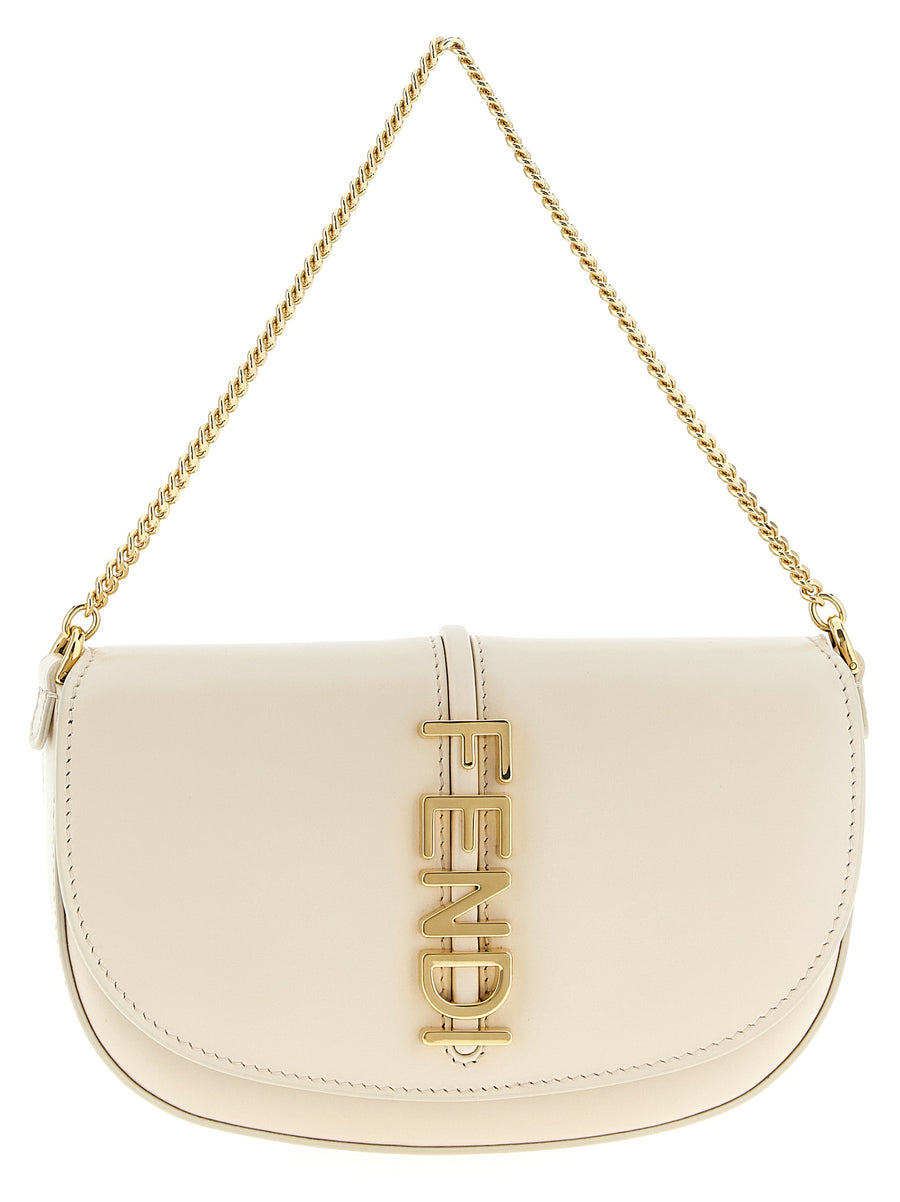 Fendi 100% calfskin leather wallet in beige
