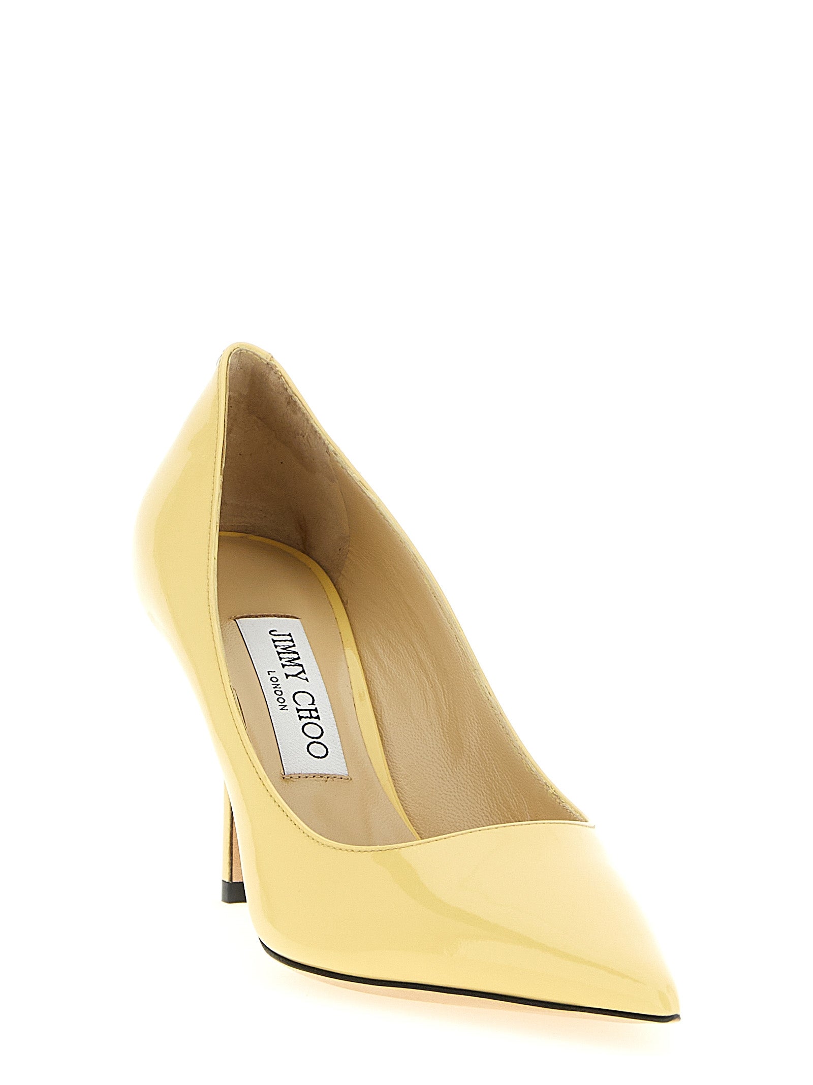 Jimmy Choo 85% Leather pumps in yellow — view 2