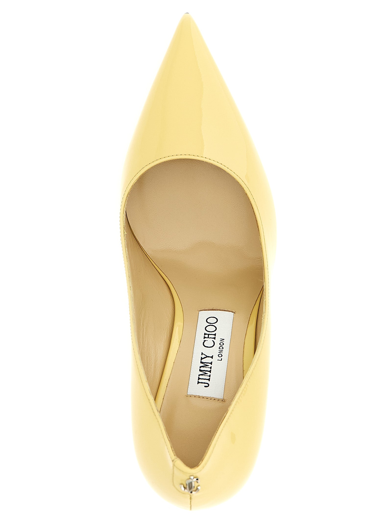 Jimmy Choo 85% Leather pumps in yellow — view 4