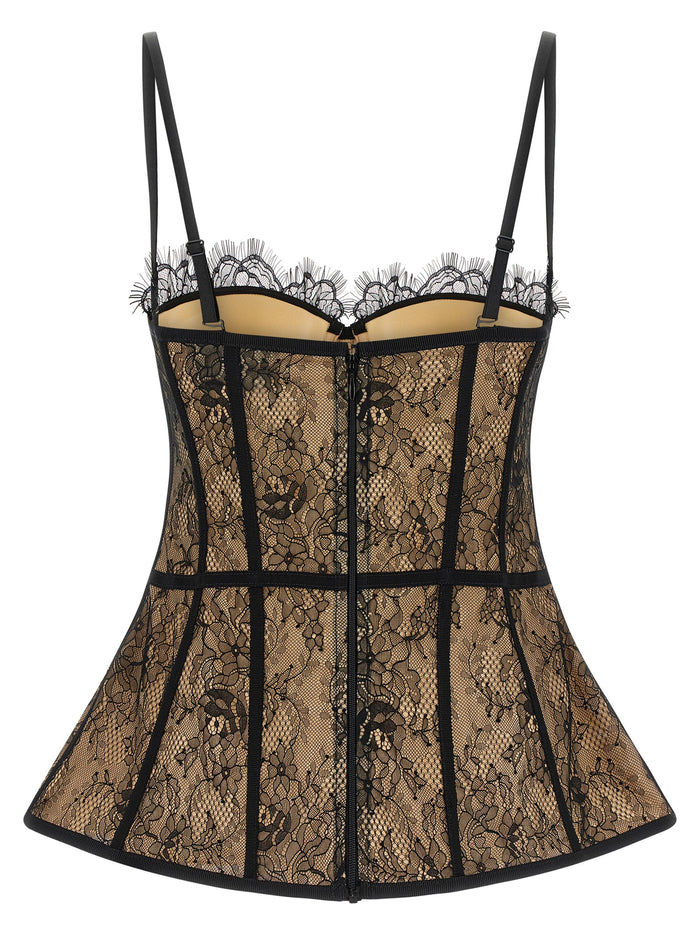 Giuseppe Di Morabito 100% Polyamide bodysuit in black — view 2