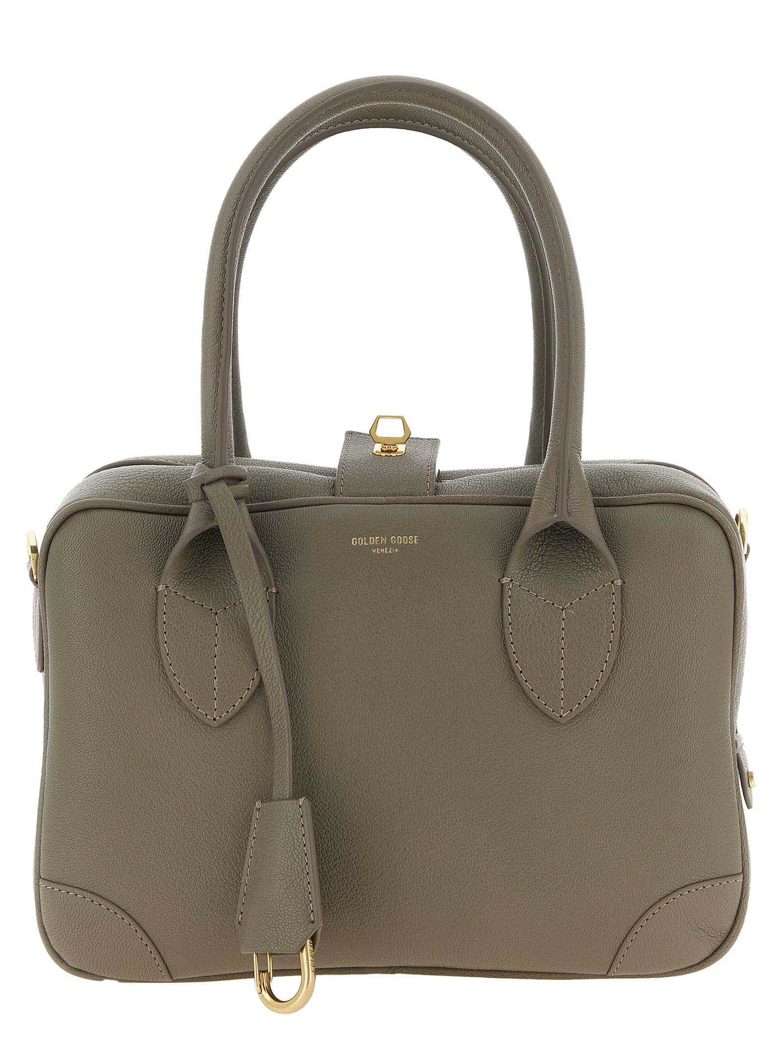 Bicolor Goatskin Handbag Bag