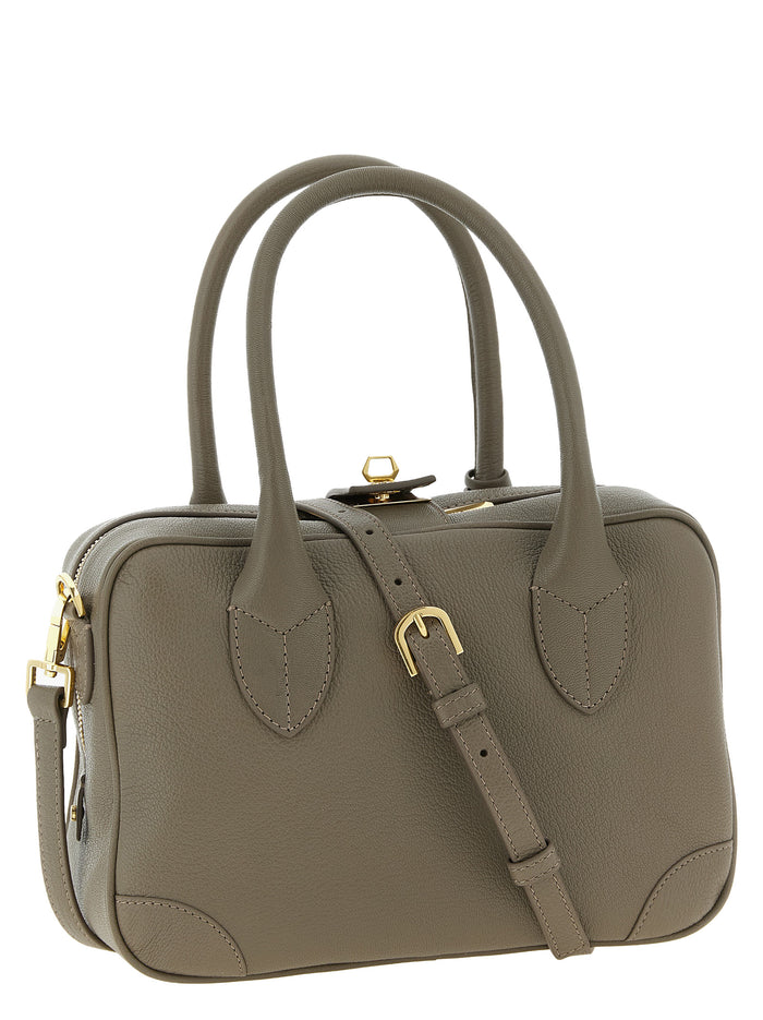 Bicolor Goatskin Handbag Bag