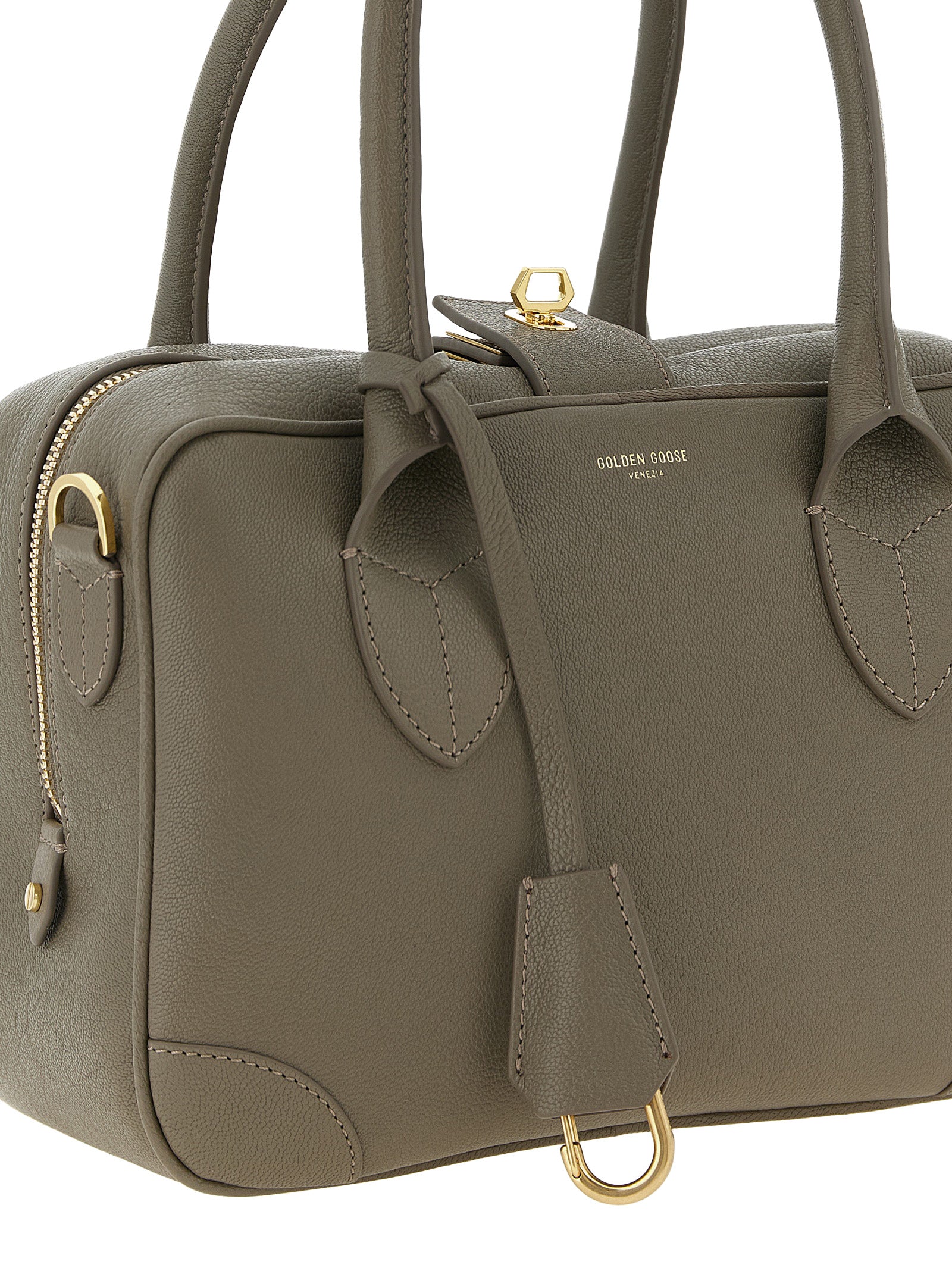 Bicolor Goatskin Handbag Bag