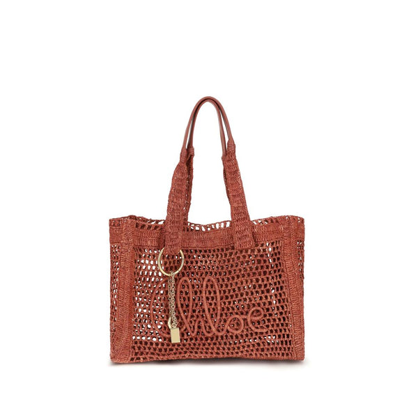 Chloé 100% Raffia shoulder bag in brown