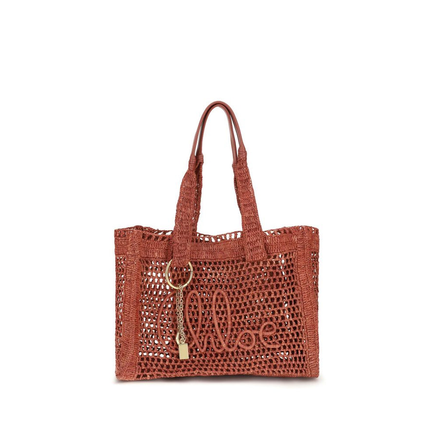 Chloé 100% Raffia shoulder bag in brown