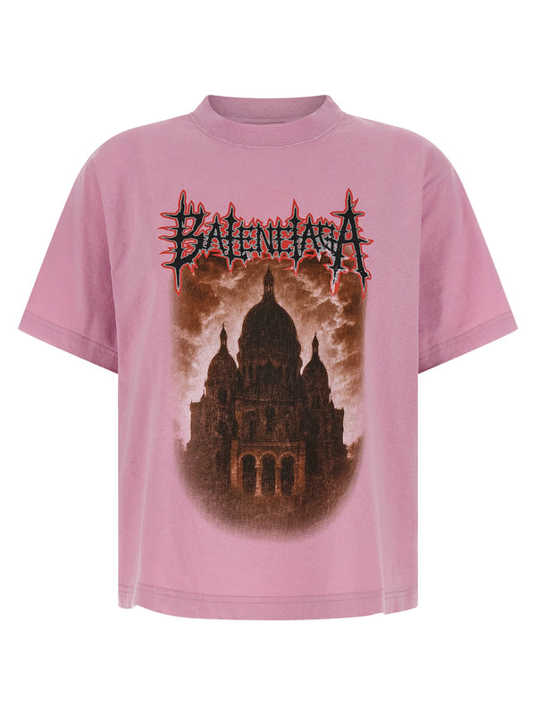 Balenciaga 100% Cotton t-shirt in pink