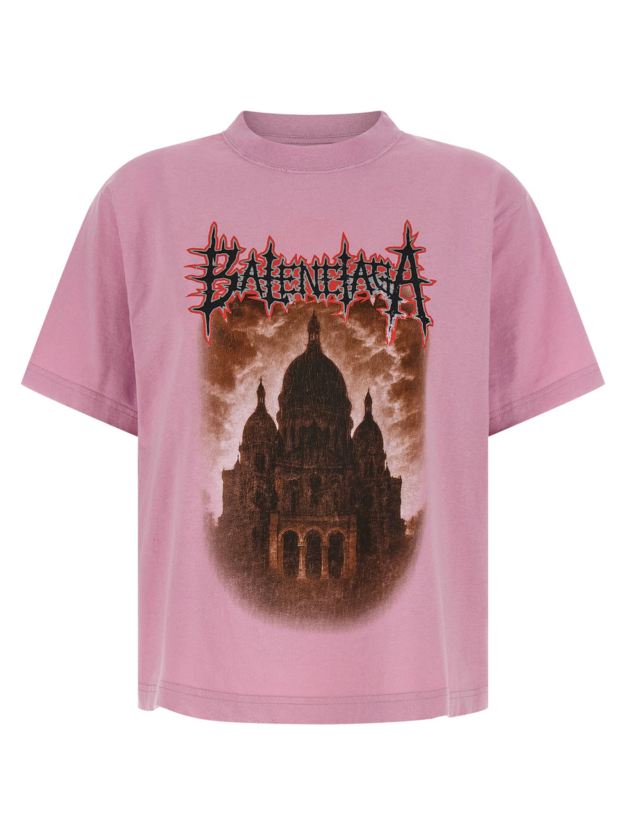 Balenciaga 100% Cotton t-shirt in pink