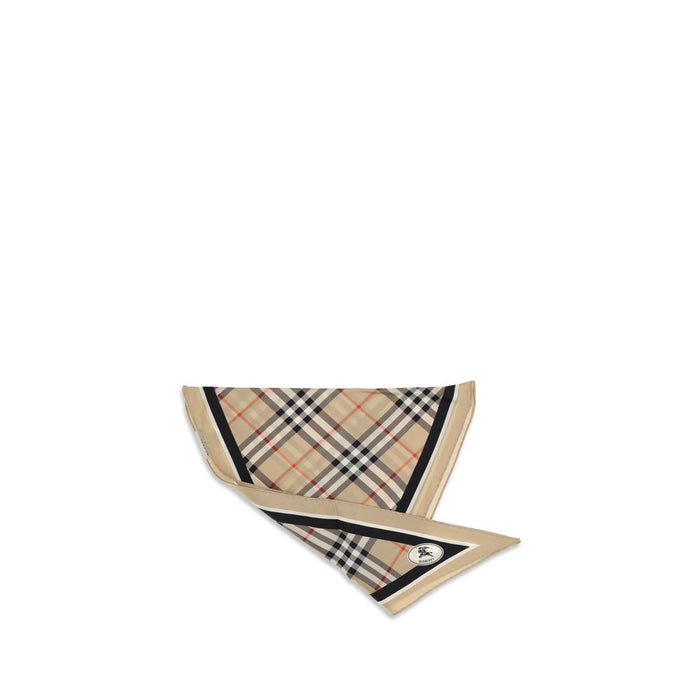 Burberry 100% Silk scarf in beige