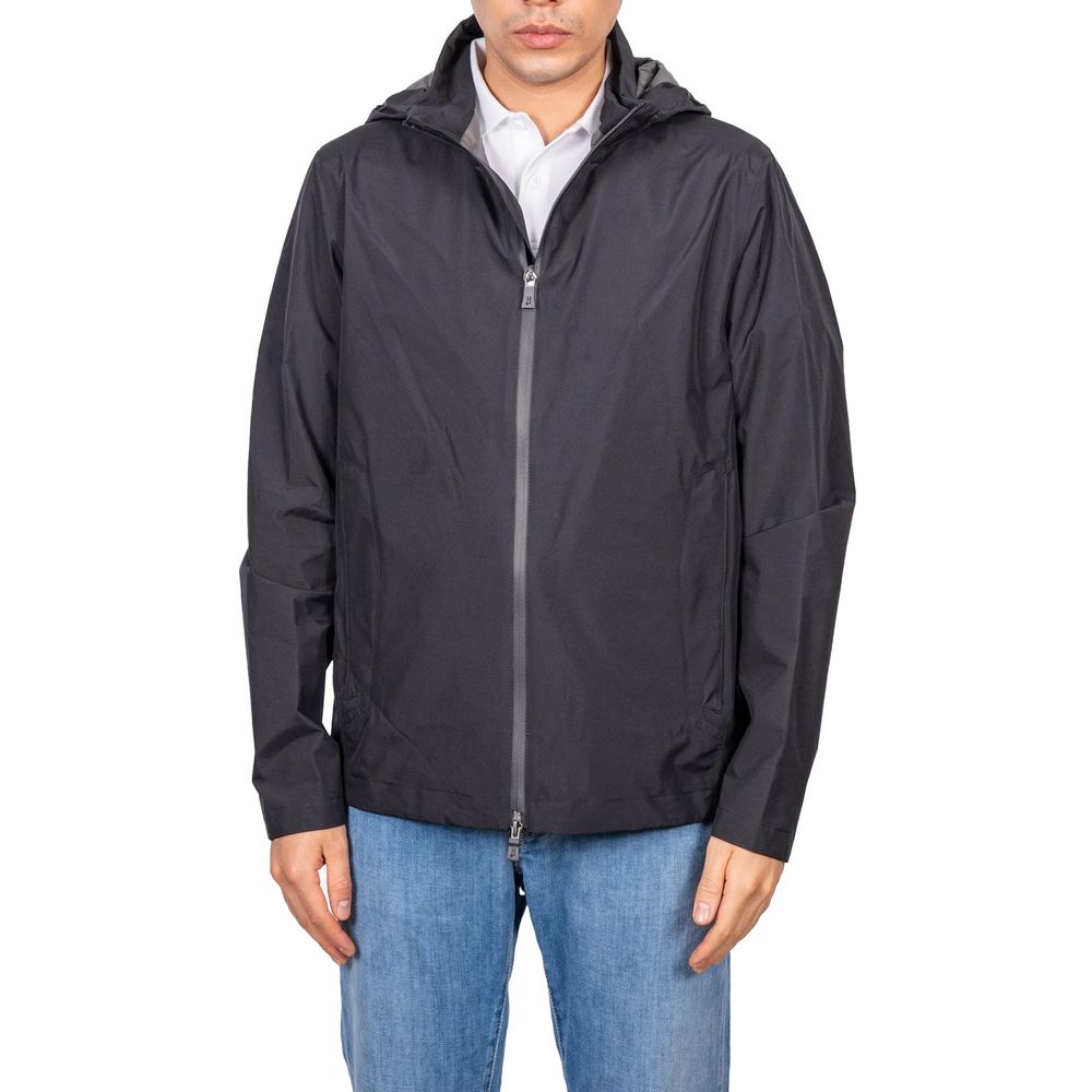 Herno 100% Polyester jacket in black — view 2