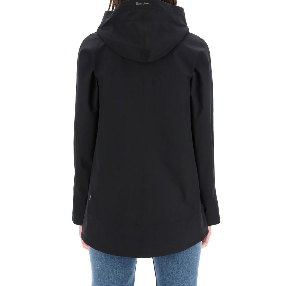Herno 100% Polyester jacket in navy — view 3