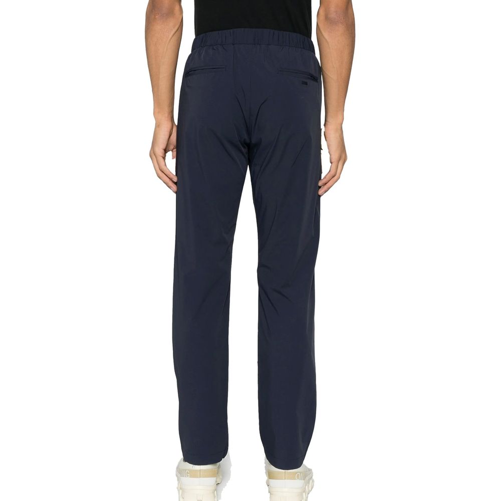 Herno 89% Polyester joggers in navy — view 3