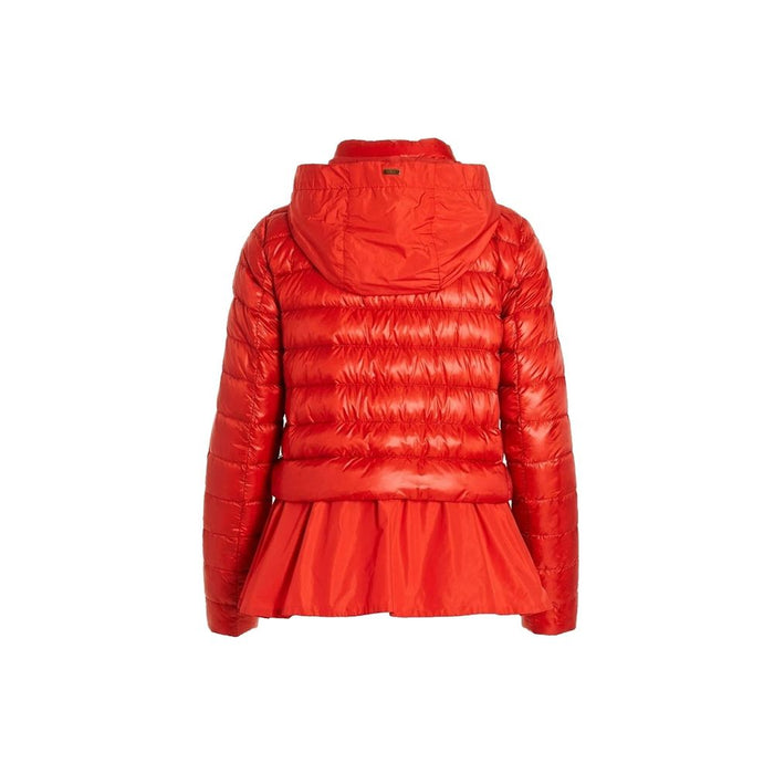 Herno 100% Polyamide; padding 90/10 goose down and feathers down jacket in red — view 2