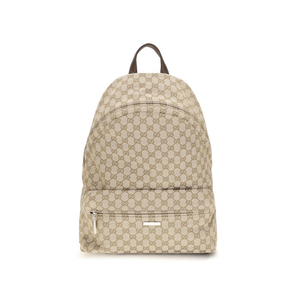 Gucci 52% Polyester backpack in beige