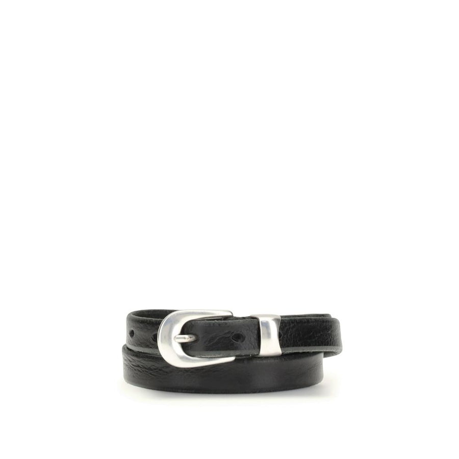 Our Legacy 100% Calf Leather Bos Taurus belt in black