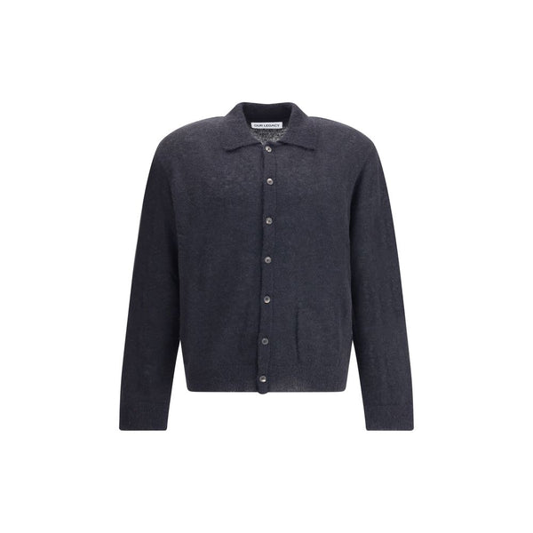 Our Legacy 55% Alpaca Vicugna Pacos cardigan in black