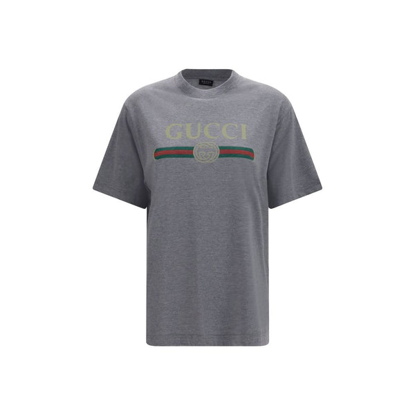 Gucci 80% Cotton 20% Silk t-shirt in gray