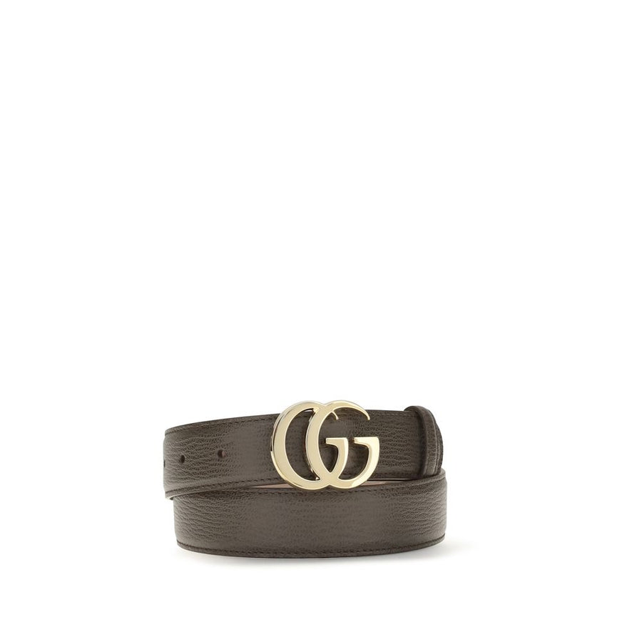 Gucci 100% Calf Leather Bos Taurus belt in brown