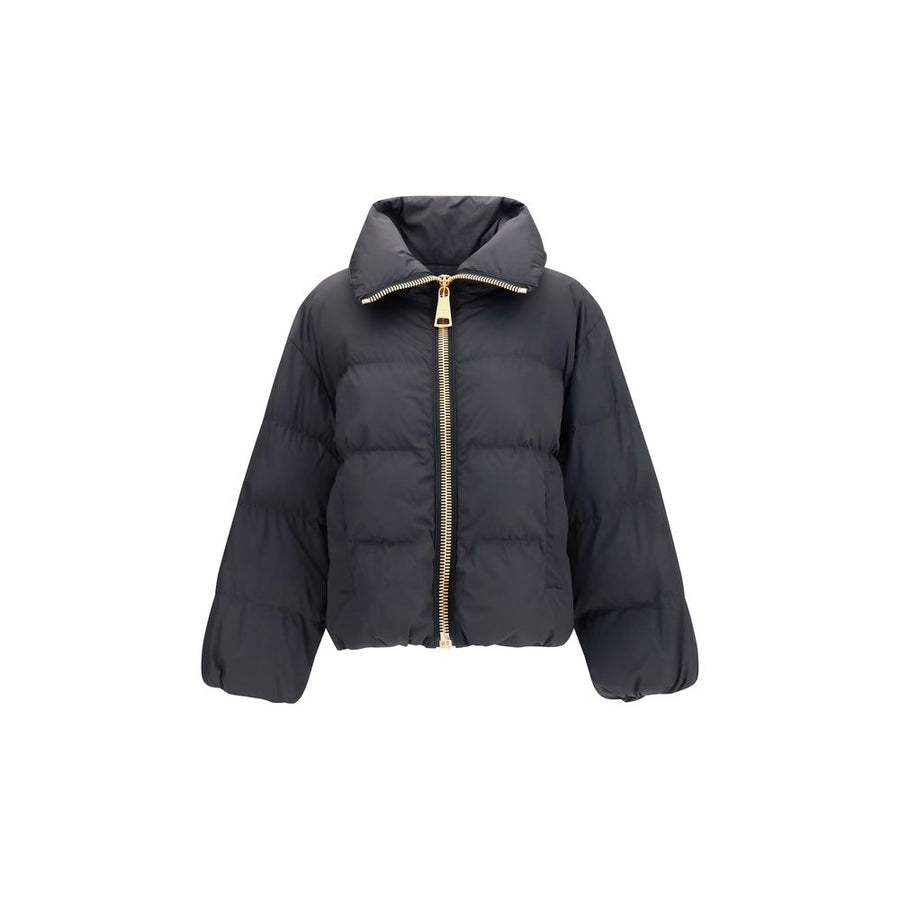 Balmain 100% Viscose down jacket in black