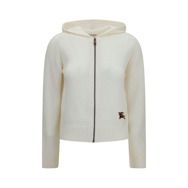 Burberry 72% Wool Ovis Aries hoodie in beige